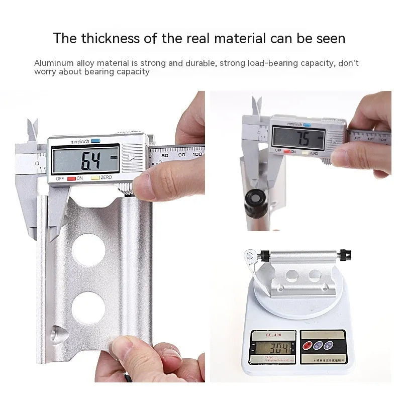 Silver metal bicycle quick release fixing clip for SUV modification accessories