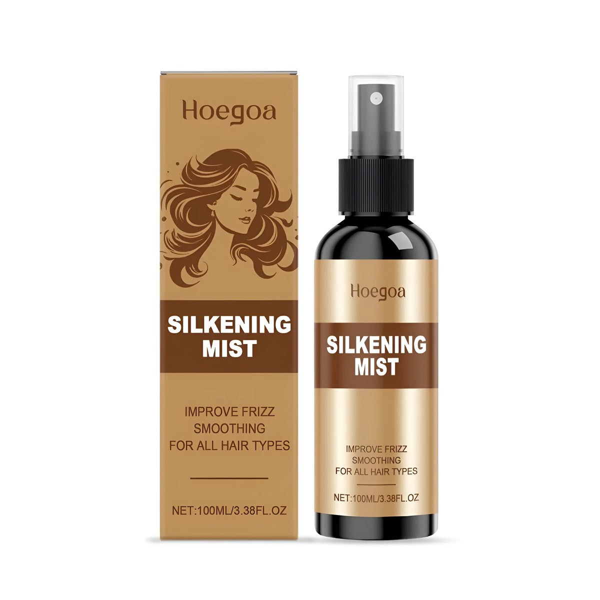 100ml hair care spray bottle with ginger and rosemary extracts
