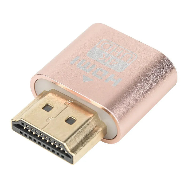 HDMI graphics card dummy plug virtual display in multiple colour finishes with 26.5mm wireless design
