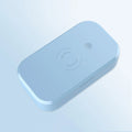 White ultraviolet disinfection box with built-in wireless phone charger for sterilising nail art tools