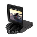 H198 HD six-light infrared night vision car DVR dashboard camera with 2.4 inch display screen