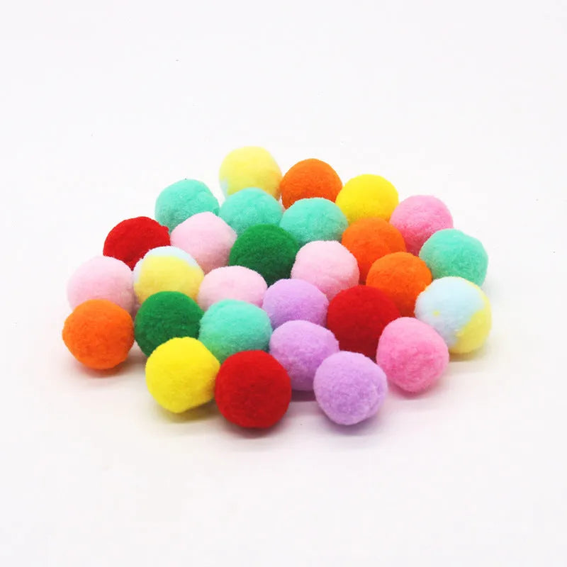 Interactive pet toy gun with multiple plush balls for dog and cat play sessions