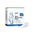 Four nano microneedle patches for body shaping in an open pack.