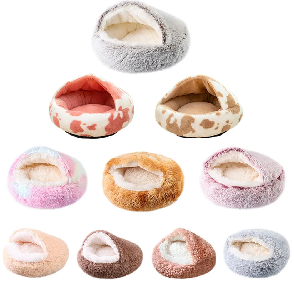 Waterproof semi-surrounded cloth dog kennel in champagne colour, shown in a 50cm size.