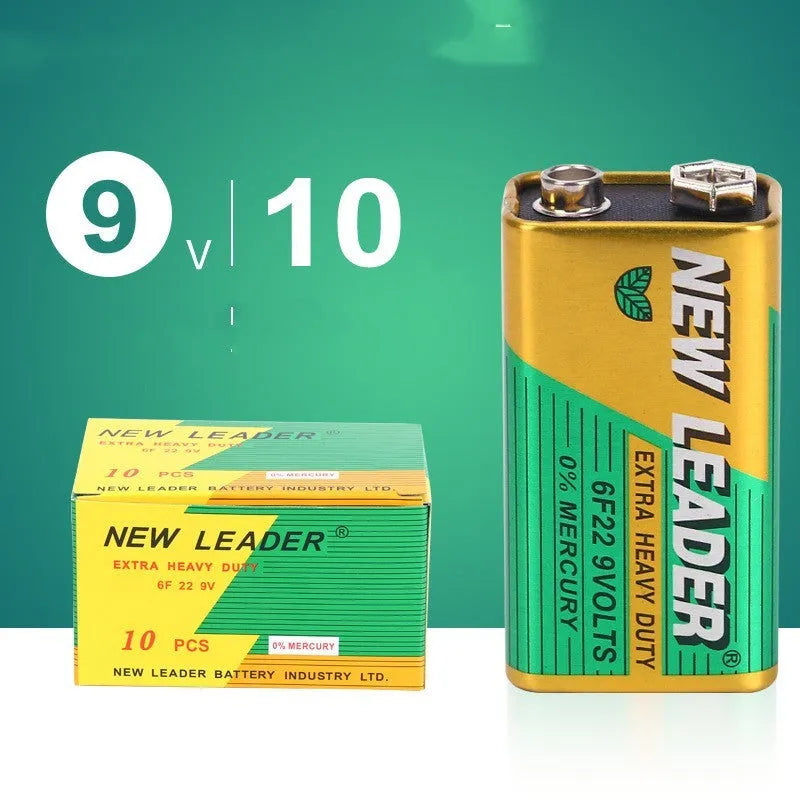 Xinlida 9V 6F22 alkaline battery for remote controllers and wireless microphones