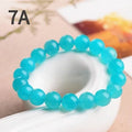 7A grade Amazonite natural stone scattered beads in polished finish showing blue-green ice colour tones.