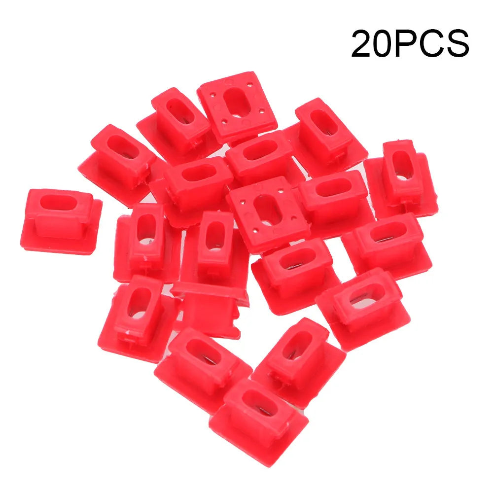 Plastic snap clip buckles for BMW interior door trim panel replacement in quantities of 10 or 20 pieces