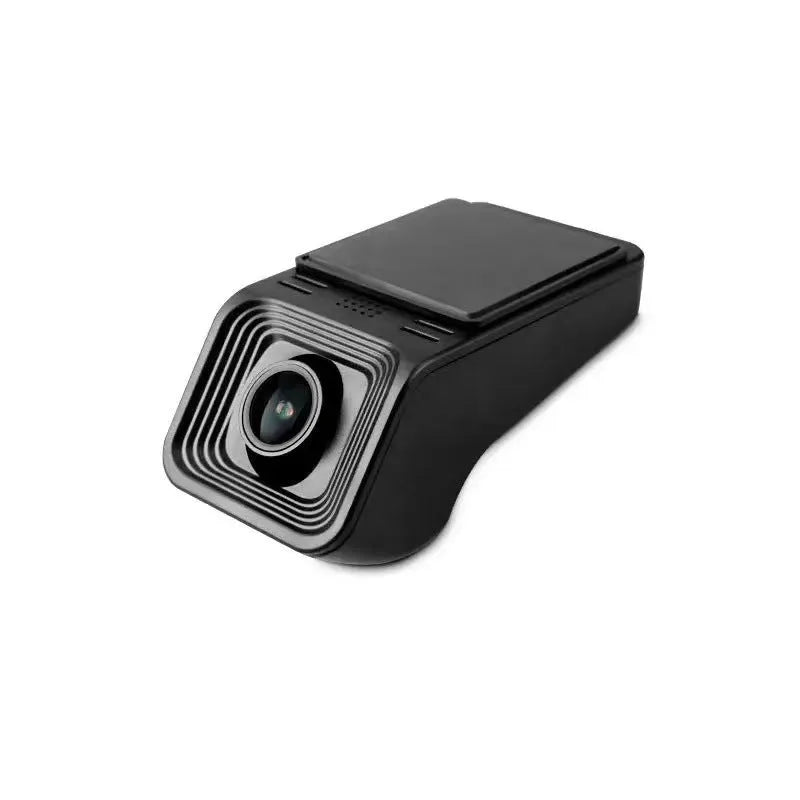 V4 ACC specification HD night vision driving recorder dash cam on a car windscreen.