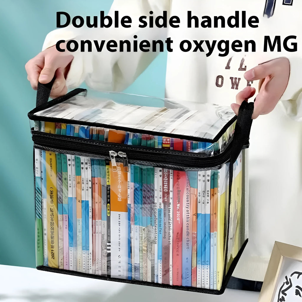 White foldable water buggy bag with transparent panels showing 38 x 24 x 32 cm dimensions