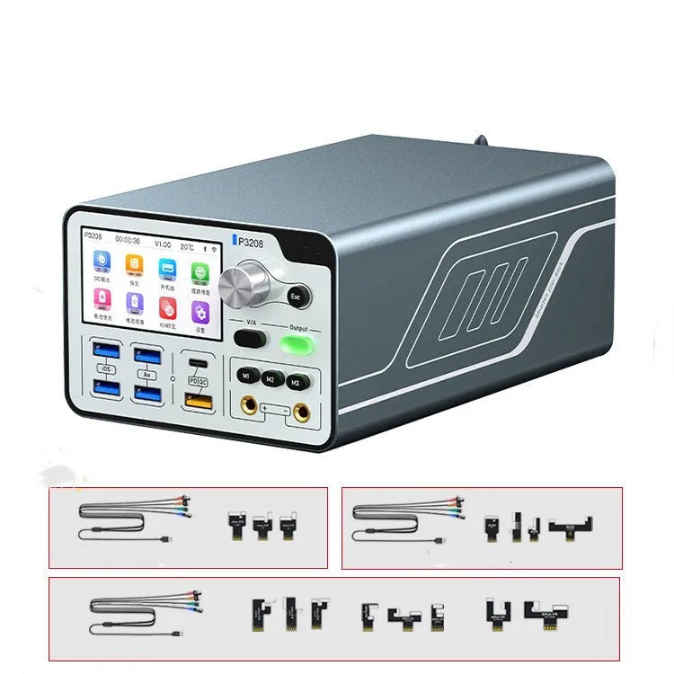P3208 320W intelligent regulated power supply and power meter with 3-inch display