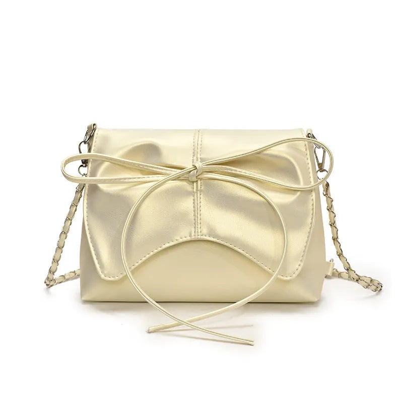 Women's black PU crossbody underarm bag with horizontal square shape and visible sewing line detailing
