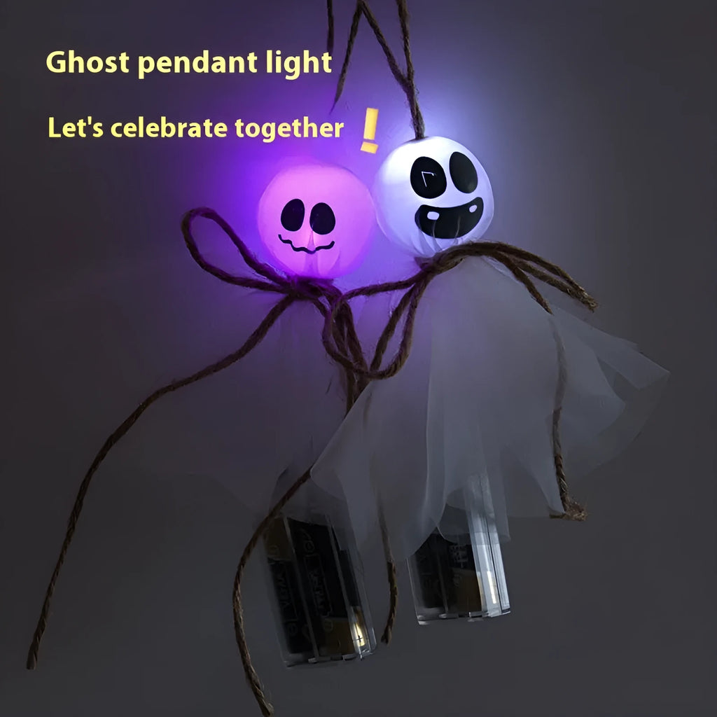 Halloween LED lighting chain with 20 colourful lights for ghost dress up venues