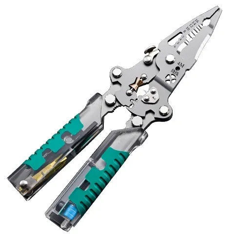 225mm electricians' pliers wire stripper with Luo ni steel cutting edge and rust prevention