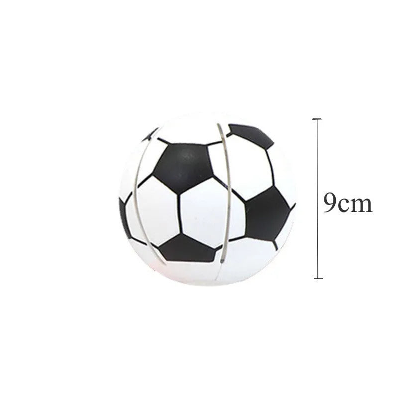 Glowing bouncy ball dog toy that transforms into flying disc with six colour options
