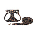 Floral series pet harness suit with hand holding rope in multiple colour options