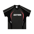 Men's loose fit T-shirt with letters print design in black or apricot colour options