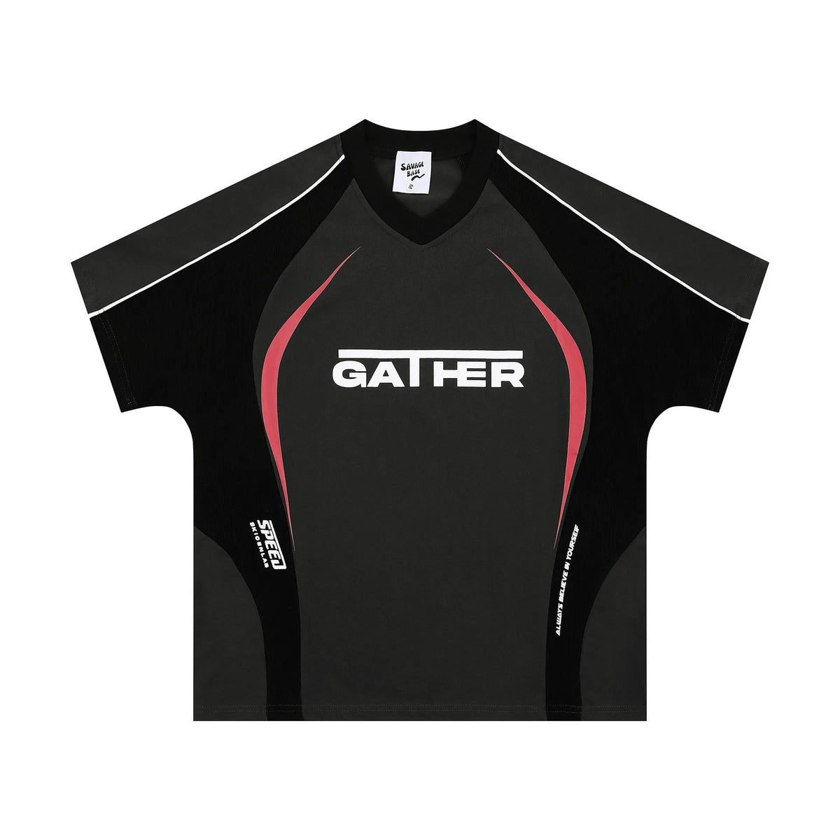 Men's loose fit T-shirt with letters print design in black or apricot colour options