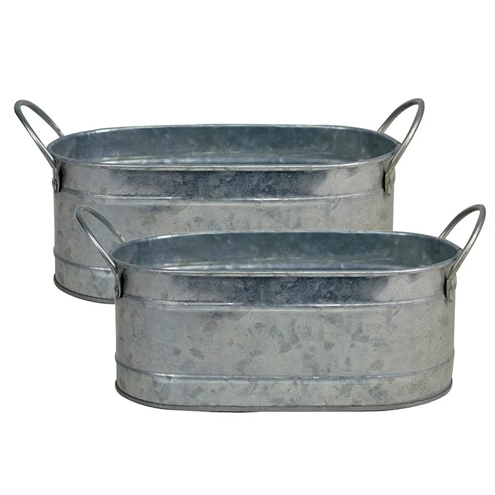 Iron sheet metal desktop succulent flowerpot with corrosion-resistant finish