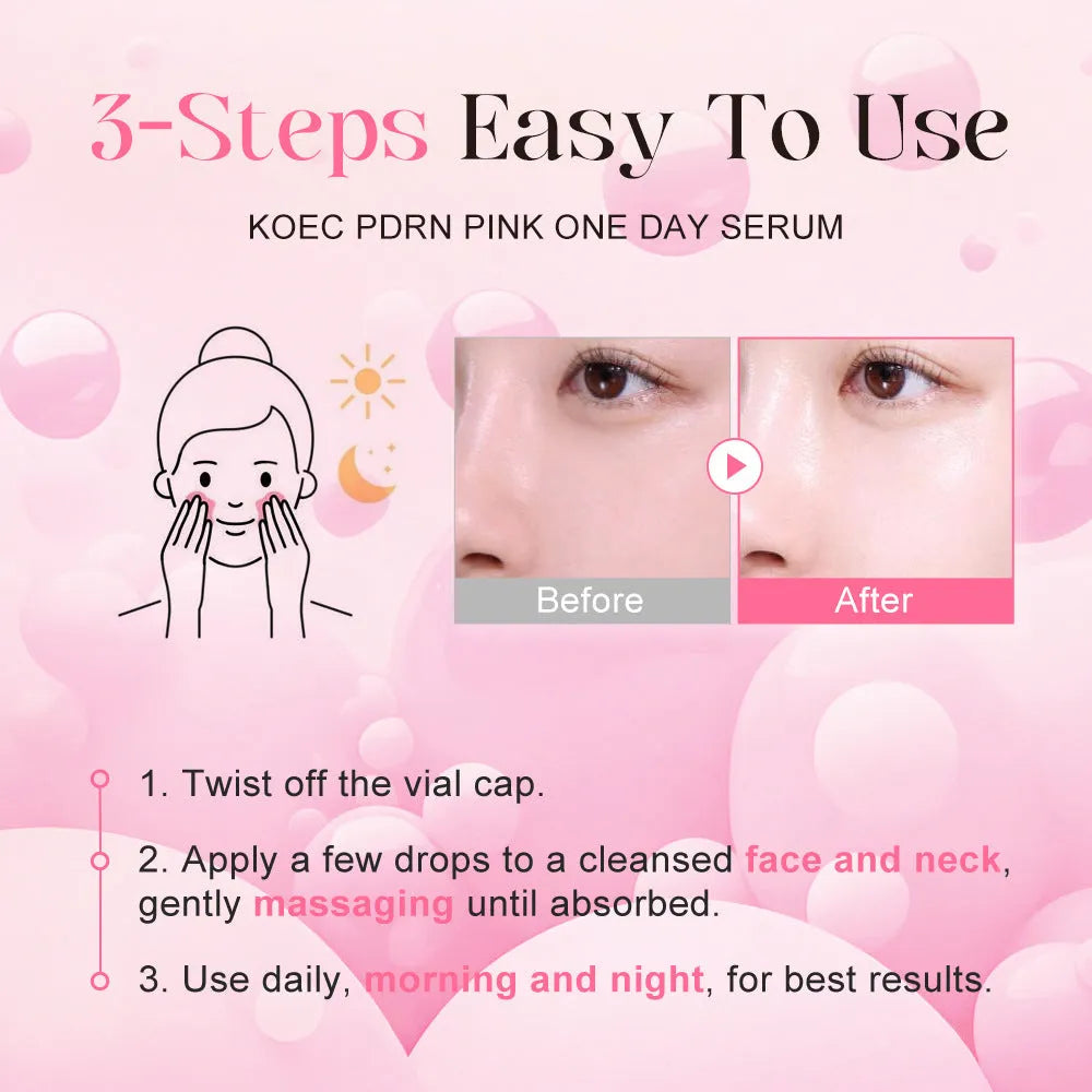 KOEC Powder Polypeptide disposable sheet masks 10 pack with individual essence pieces
