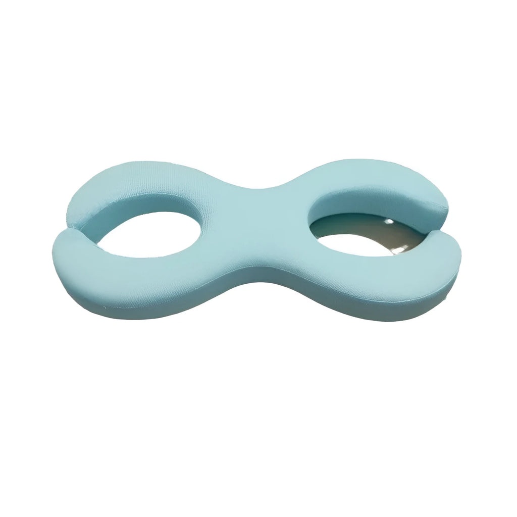 Cool blue memory foam cervical traction pillow shown in 6cm and 9cm thickness options.