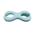 Cool blue memory foam cervical traction pillow shown in 6cm and 9cm thickness options.