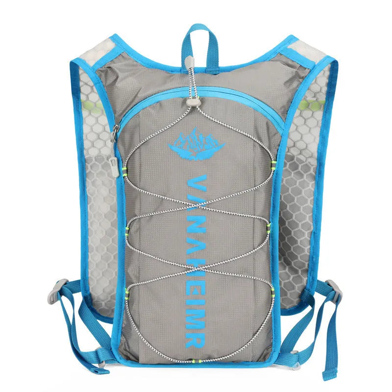 Ultra-light solid-colour outdoor backpack in Streamer Orange with air pillow belt