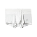Men's seamless modal underwear in mid-waist style showing white, pink, and green colour options