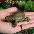 Resin simulated turtle ornament for micro landscape and gardening decoration