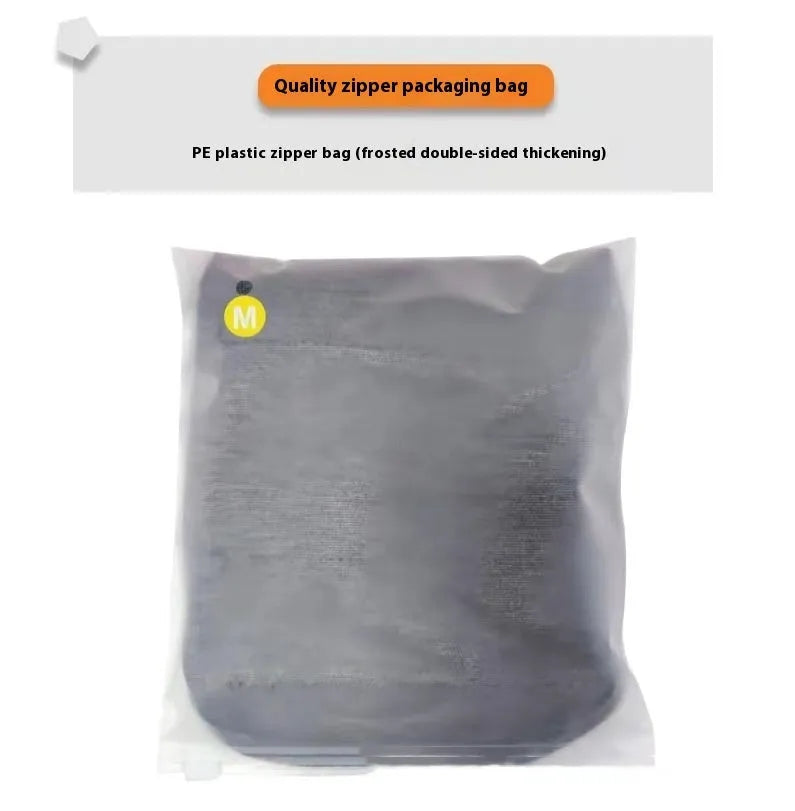 Heather grey dog anxiety jacket and warm vest in brocade cotton ponte fabric showing size range