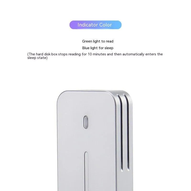 Aluminium dual protocol 10Gbps external SSD enclosure for M.2 solid state drives