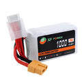 XF Power black 14.8V 1000mAh 75C graphene drone lithium battery with XT60 plug
