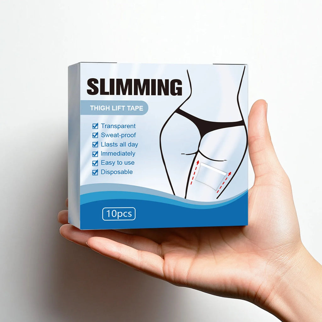 10 collagen body shaping navel stickers measuring 12 centimetres square in opened packaging