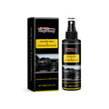 Car polishing spray bottle measuring 3.7 by 14 centimetres with box packaging