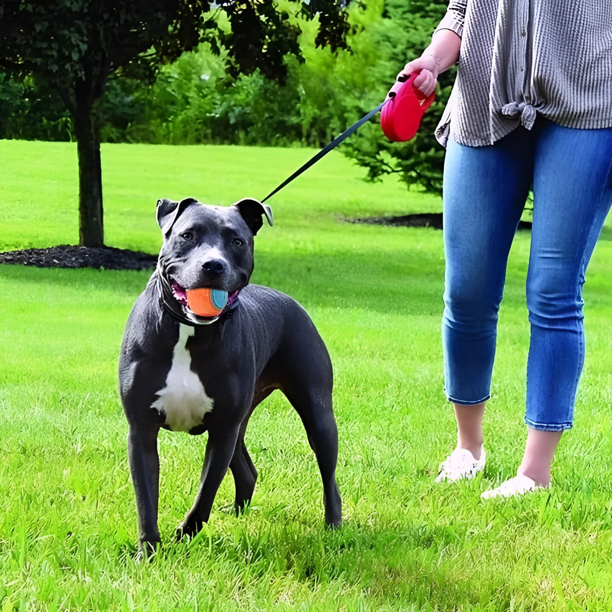 TPR rubber dog training ball in bright colours with 6.5cm diameter for molar exercise