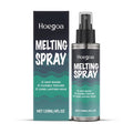 120ml melting spray gel hair styling product in container with water-based flexible hold formula