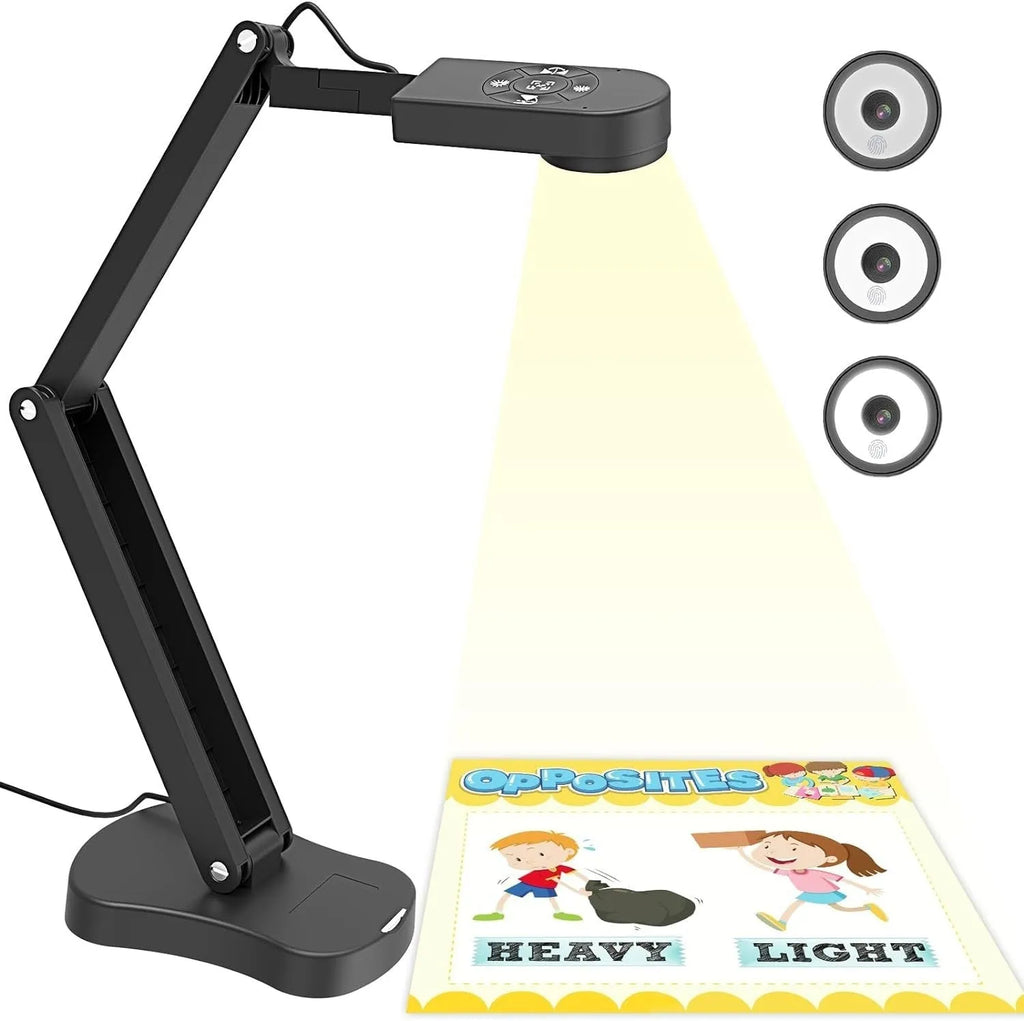 Computer live camera with USB cable and built-in microphone for video recording