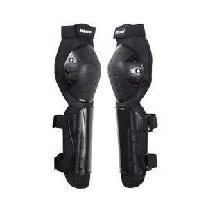 Black adults protective gear set with PE rubber shell, EVA foam, Velcro and elastic webbing, free size