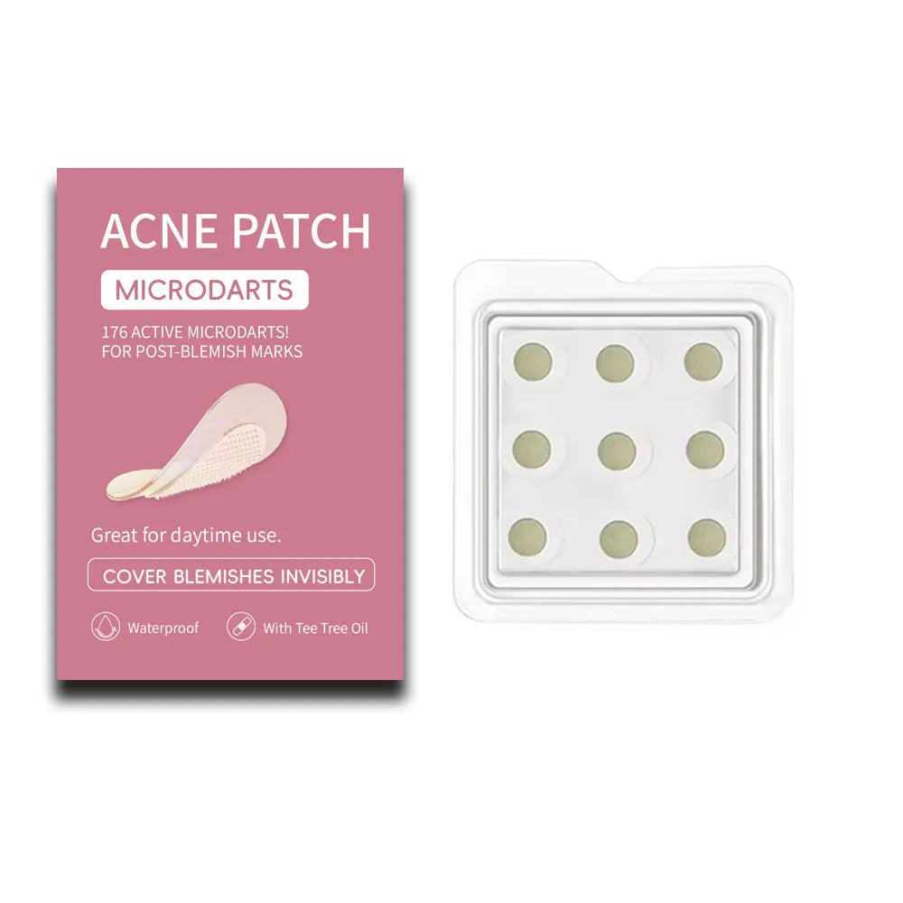 9-piece pack of mild acne patches for pimple desalting and acne closure treatment