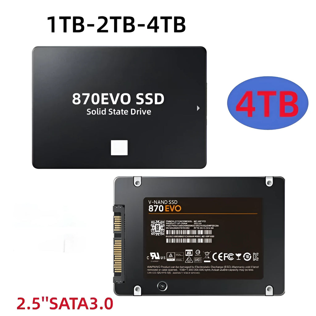 Samsung 870 EVO 2.5-inch SATA III internal solid state drive for storage upgrades.