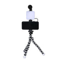 Universal LED mini square top flash light on a tripod, showing compact size and rotatable head.