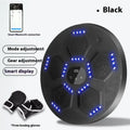 Black hanging boxing reaction target with smart music system for home fitness training