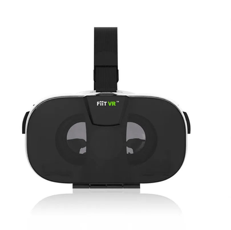 Black and white resin mobile phone VR helmet, 545g, 214*133*143mm, head-mounted 3D glasses