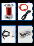 SSTC music Tesla coil driver board unit with controller and cables for 220V operation.