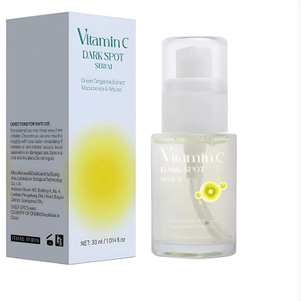 30ml Vitamin C facial essence bottle for spot removal and skin brightening with hyaluronic acid