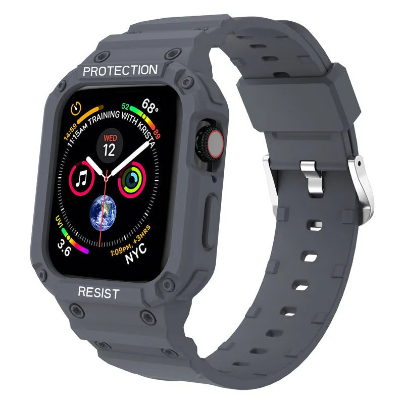 Apple Watch Series 8 soft TPU sport replacement band in multiple colours