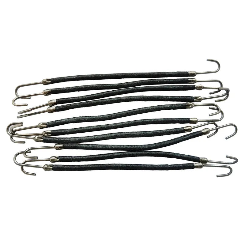 Wig double hook hair tools in solid colours for weaving and styling applications