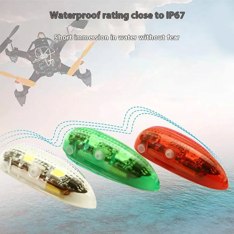 V3 wireless charging waterproof navigation lights for RC car boat or aircraft models