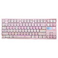 Pink cartoon design MOA height keycaps with full five-sided sublimation printing