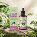 60ml bottle of dog milk thistle and turmeric nutrient solution with dropper