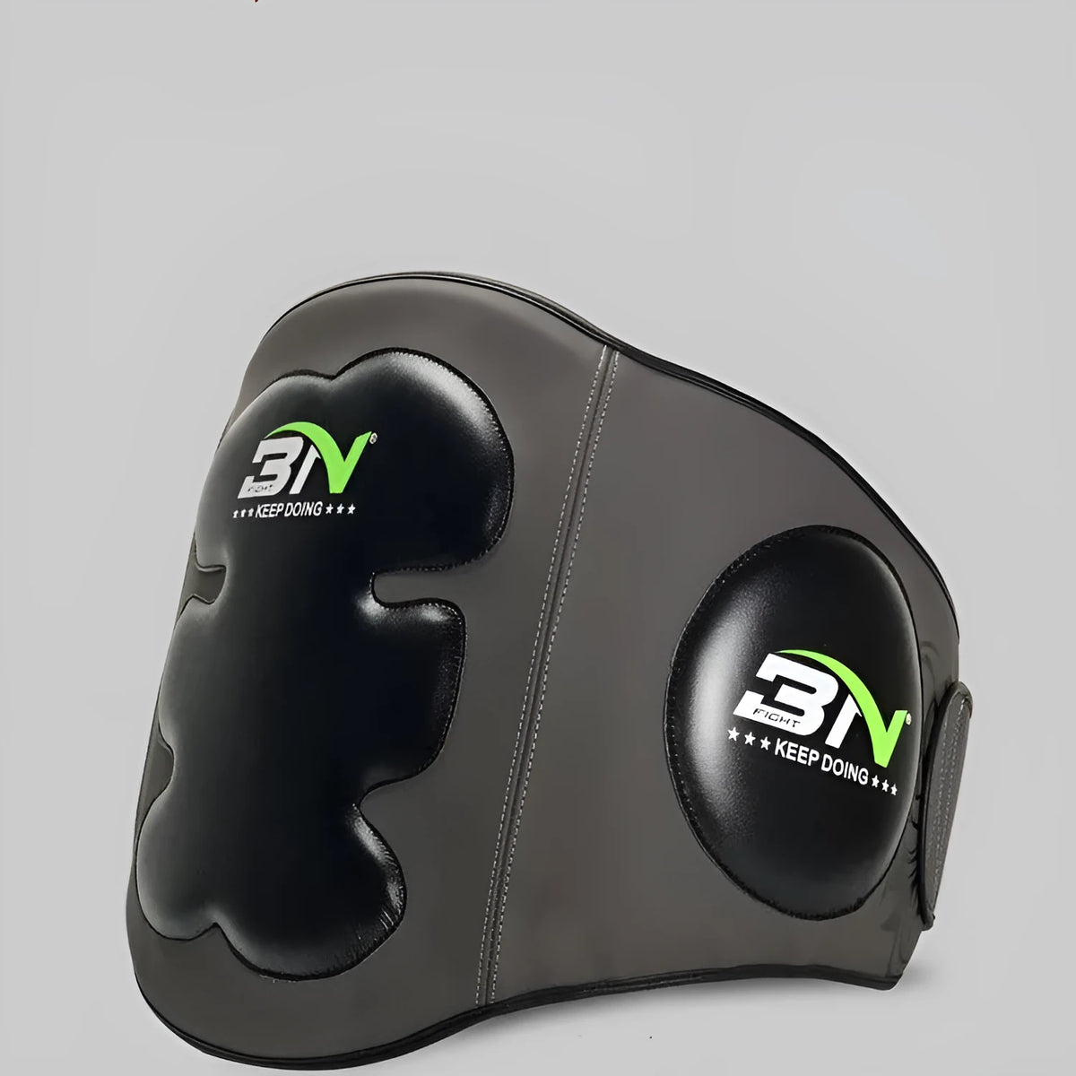 Dark grey Sanda boxing breast protection target with thickened foam for waist safety